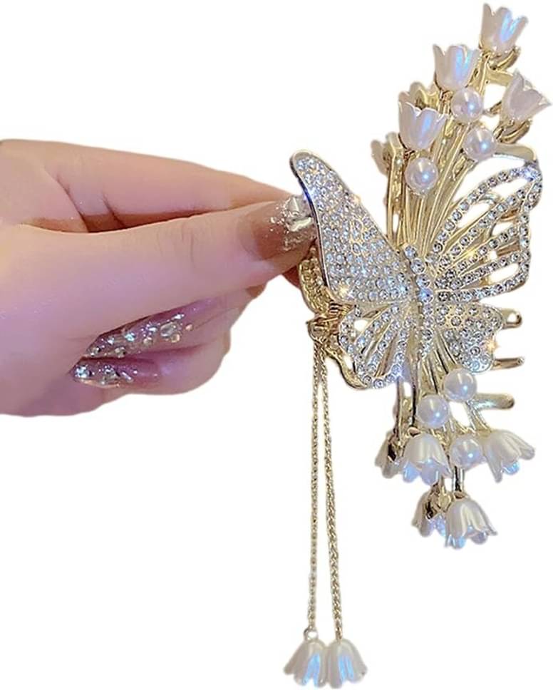     			Rhosyn Gold Women's Hair Clip ( Pack of 1 )