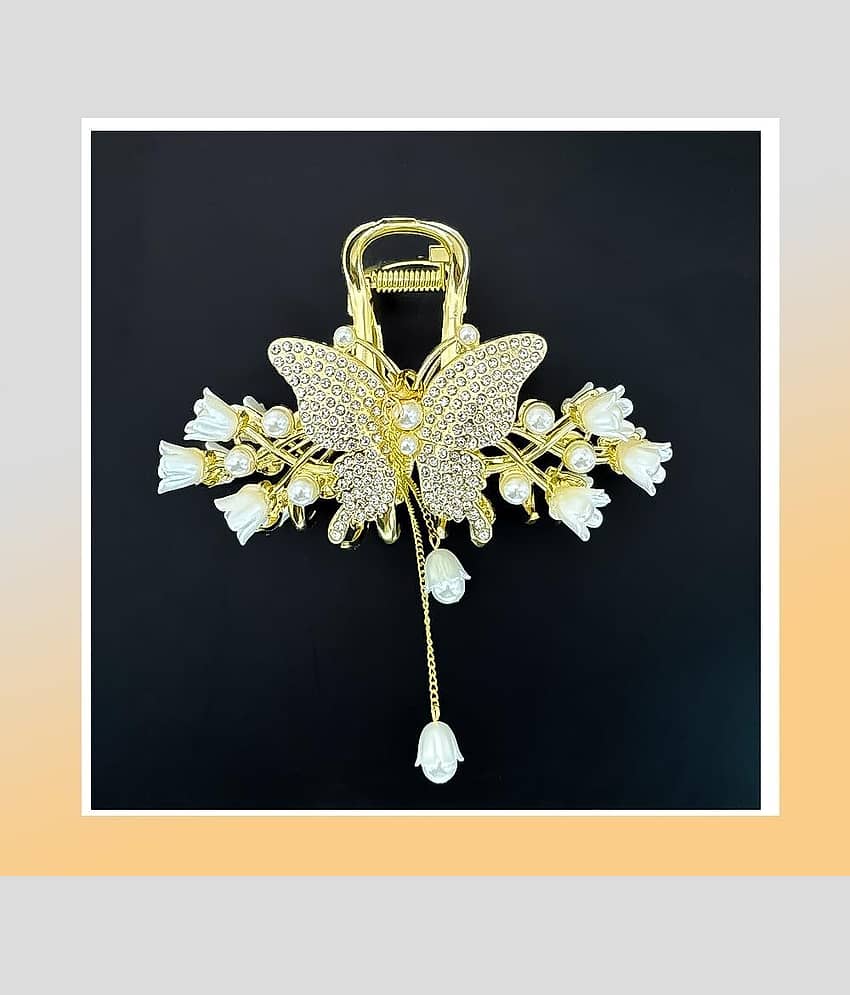 Rhosyn Gold Women's Hair Clip ( Pack of 1 ) - Jewellery Sets | Buy online on ZillyBuy
