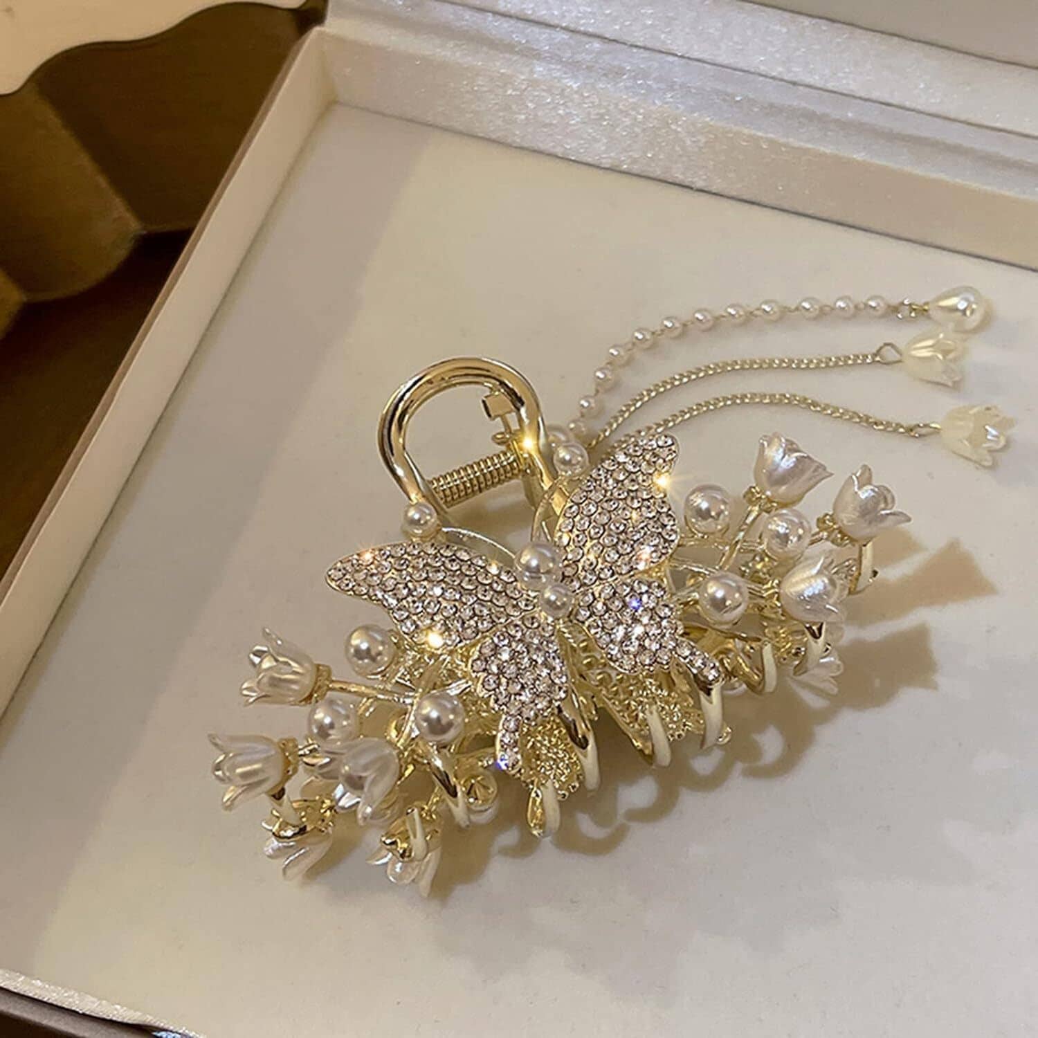Rhosyn Gold Women's Hair Clip ( Pack of 1 ) - Jewellery Sets | Buy online on ZillyBuy