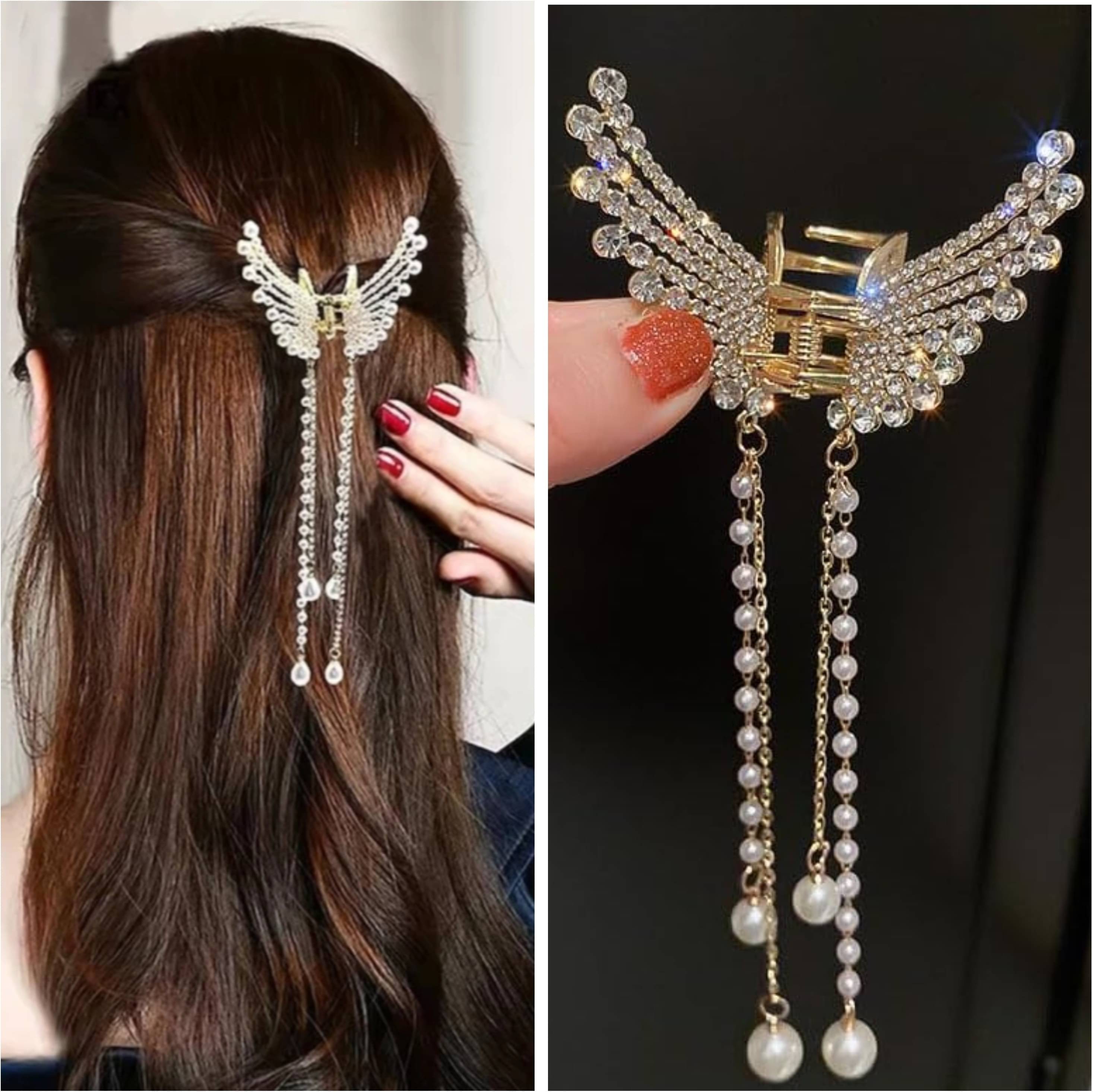     			Rhosyn Gold Women's Hair Clip ( Pack of 1 )
