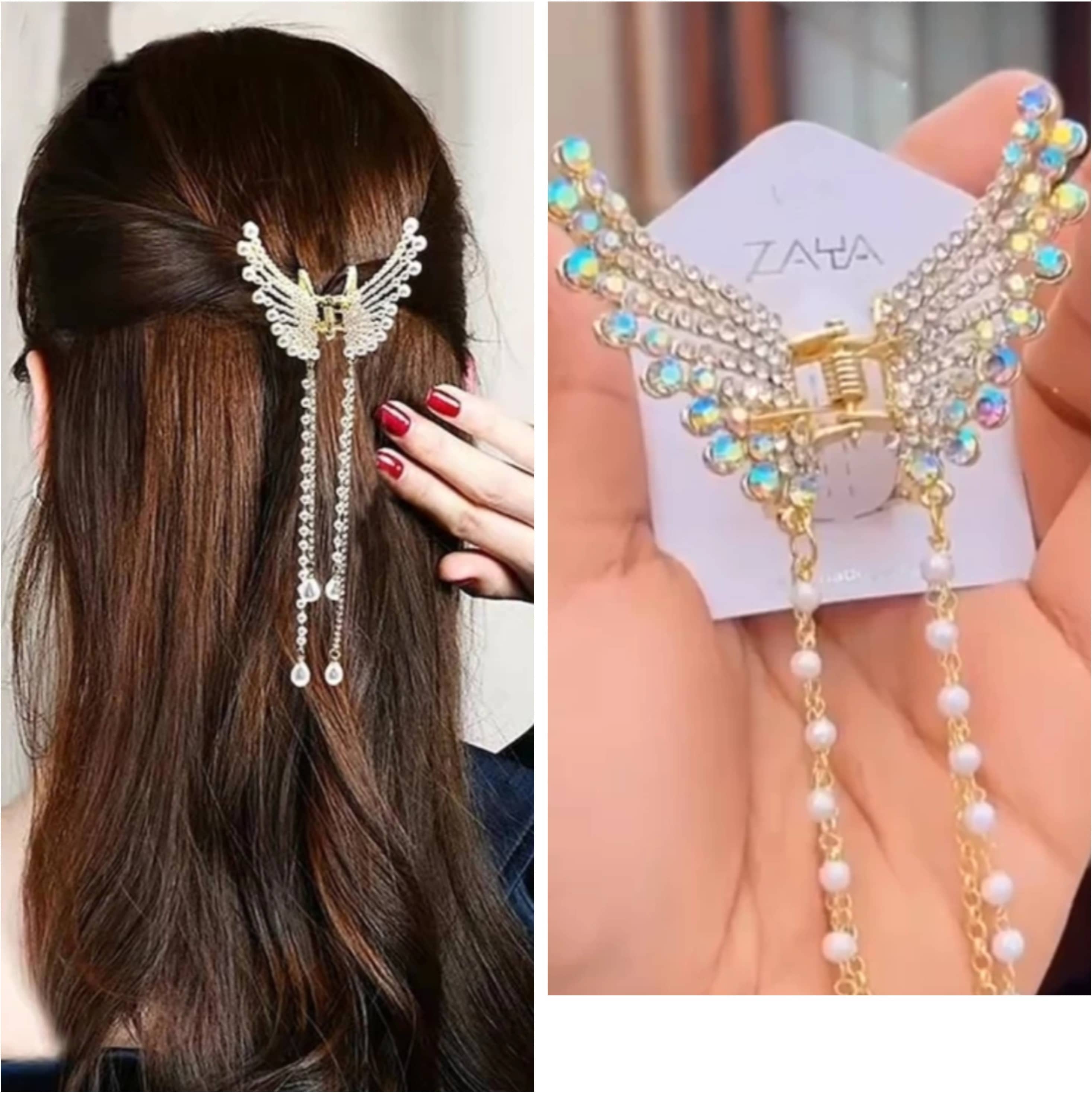 Rhosyn Gold Women's Hair Clip ( Pack of 1 ) - Jewellery Sets | Buy online on ZillyBuy