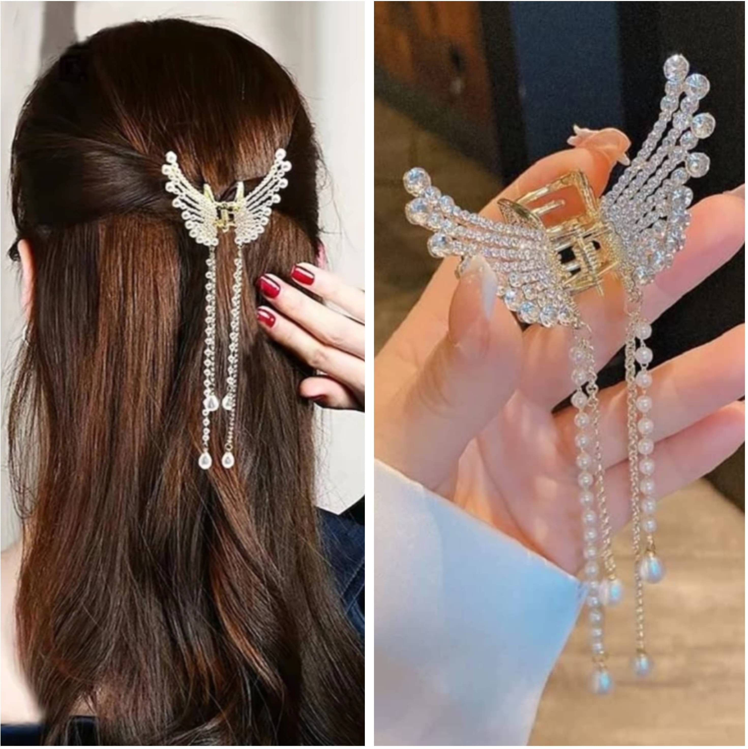     			Rhosyn Gold Women's Hair Clip ( Pack of 1 )