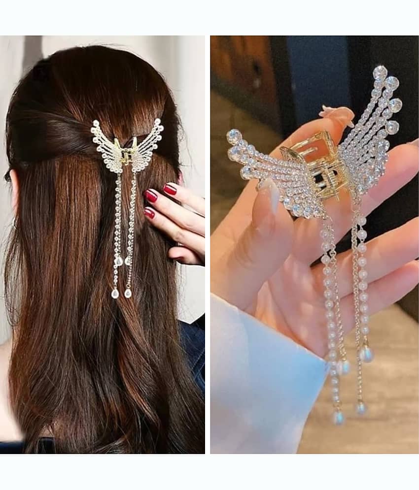 Rhosyn Gold Women's Hair Clip ( Pack of 1 ) - Jewellery Sets | Buy online on ZillyBuy