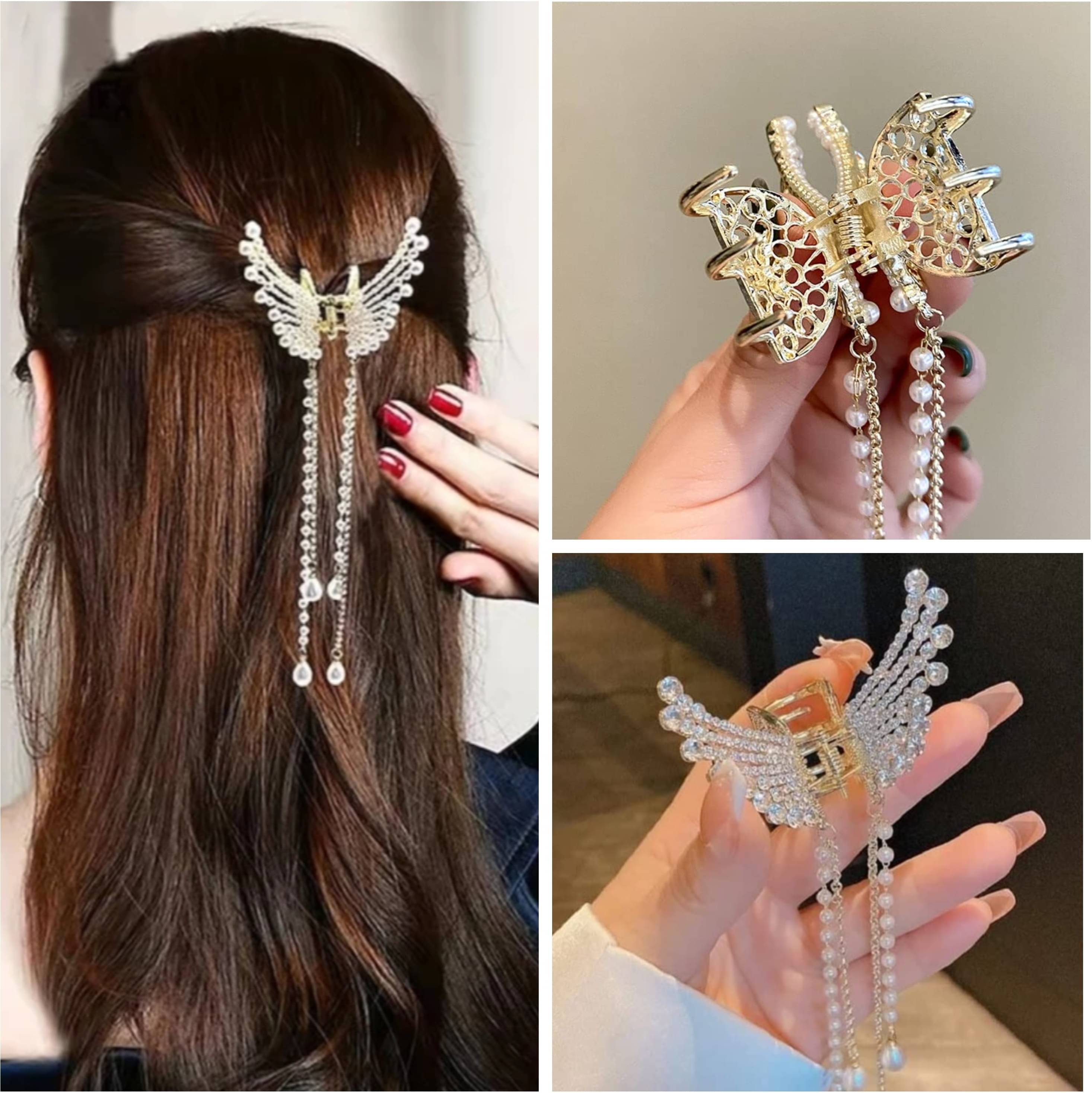     			Rhosyn Gold Women's Hair Clip ( Pack of 1 )
