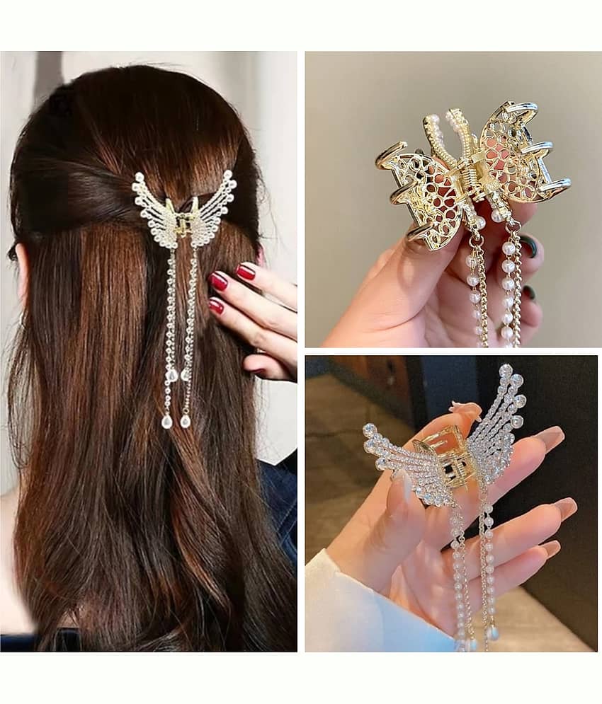 Rhosyn Gold Women's Hair Clip ( Pack of 1 ) - Jewellery Sets | Buy online on ZillyBuy