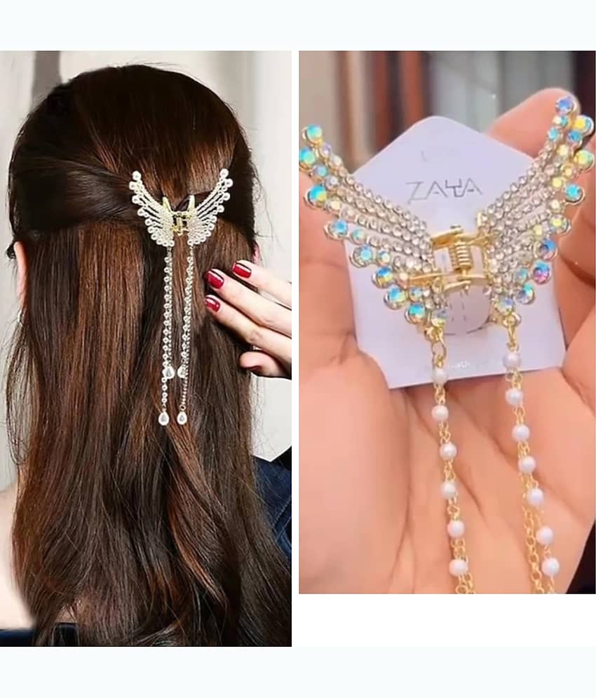 Rhosyn Gold Women's Hair Clip ( Pack of 1 ) - Jewellery Sets | Buy online on ZillyBuy