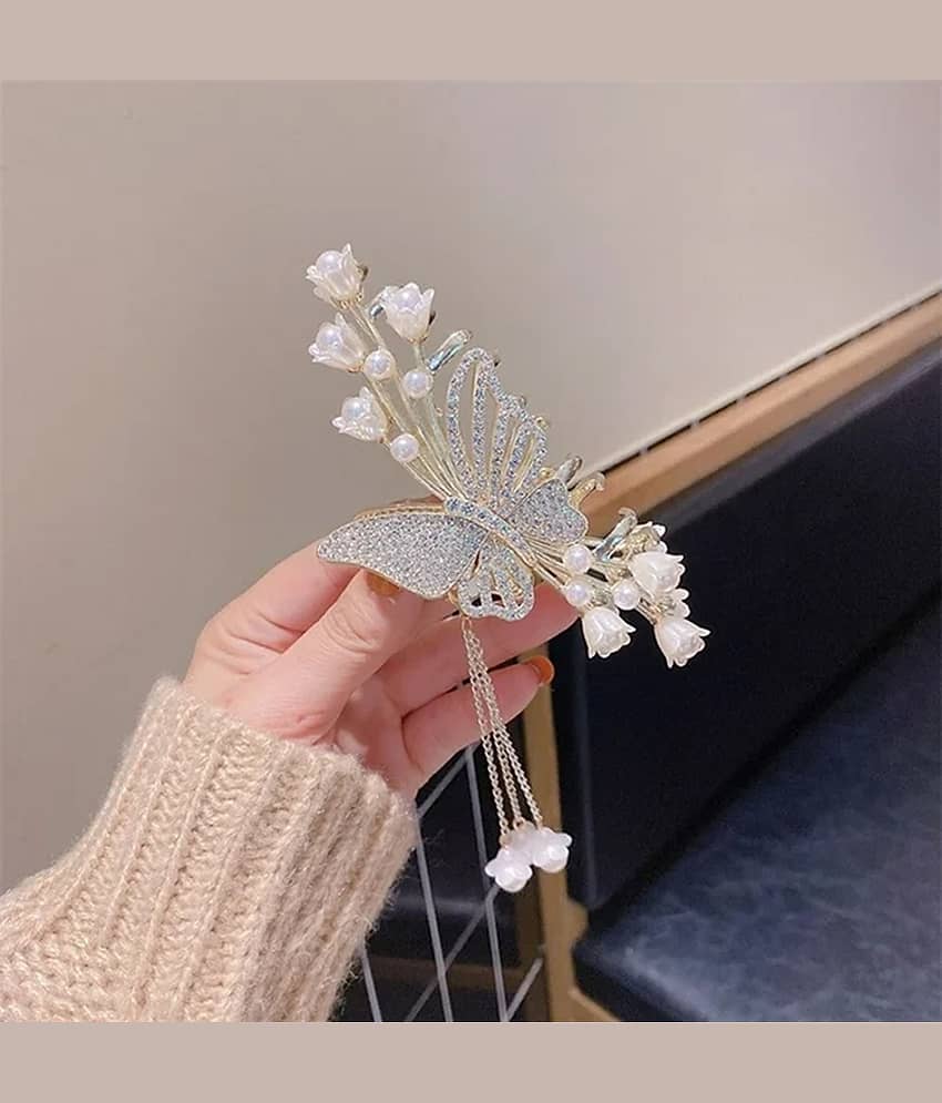 Rhosyn Gold Women's Hair Clip ( Pack of 1 ) - Jewellery Sets | Buy online on ZillyBuy