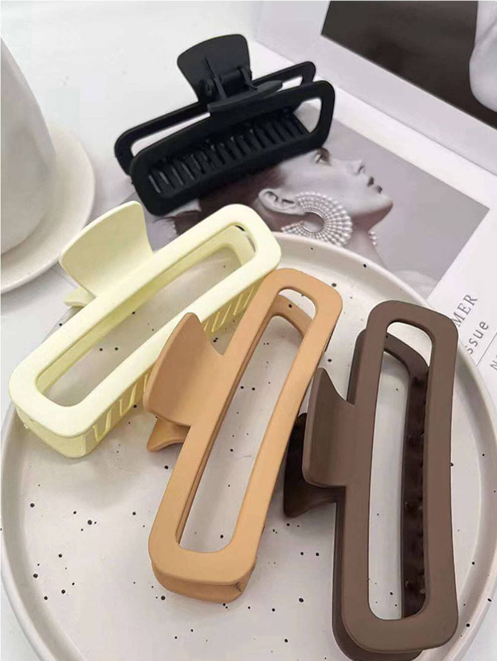    			Rhosyn Multi Women's Hair Clip ( Pack of 4 )