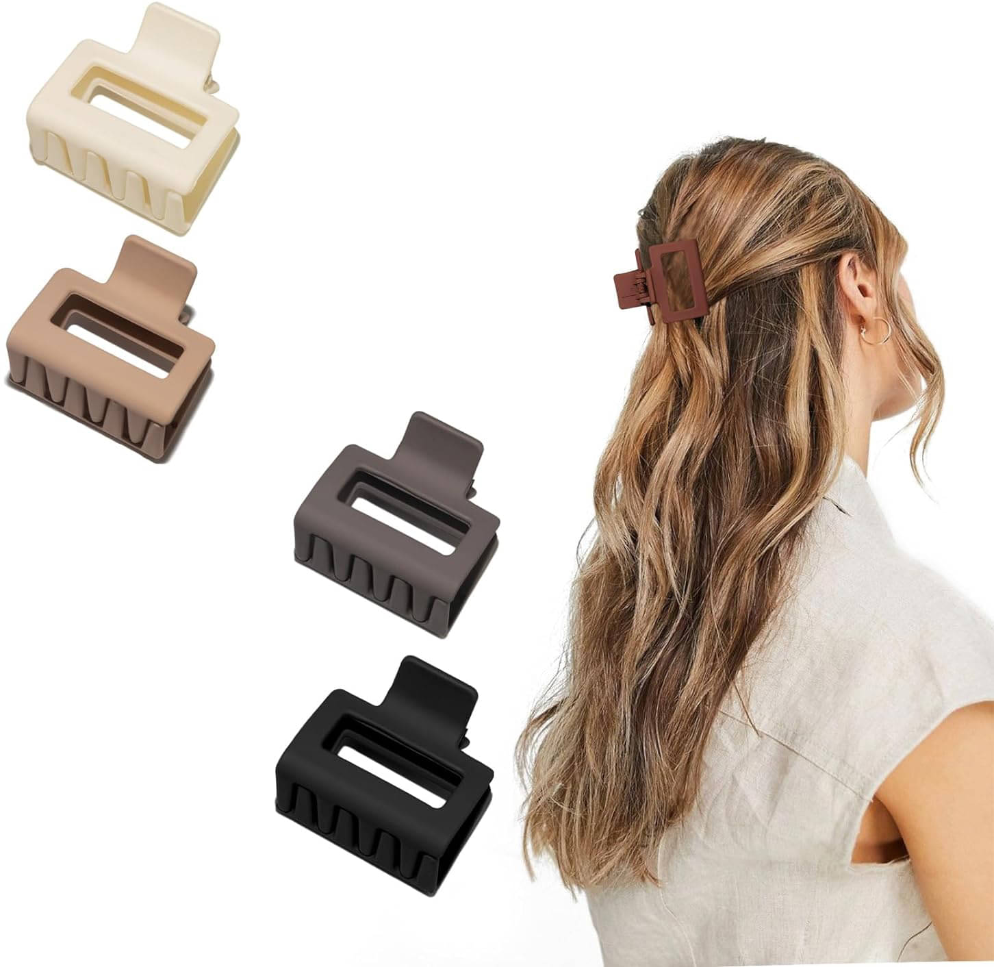     			Rhosyn Multi Women's Hair Clip ( Pack of 4 )