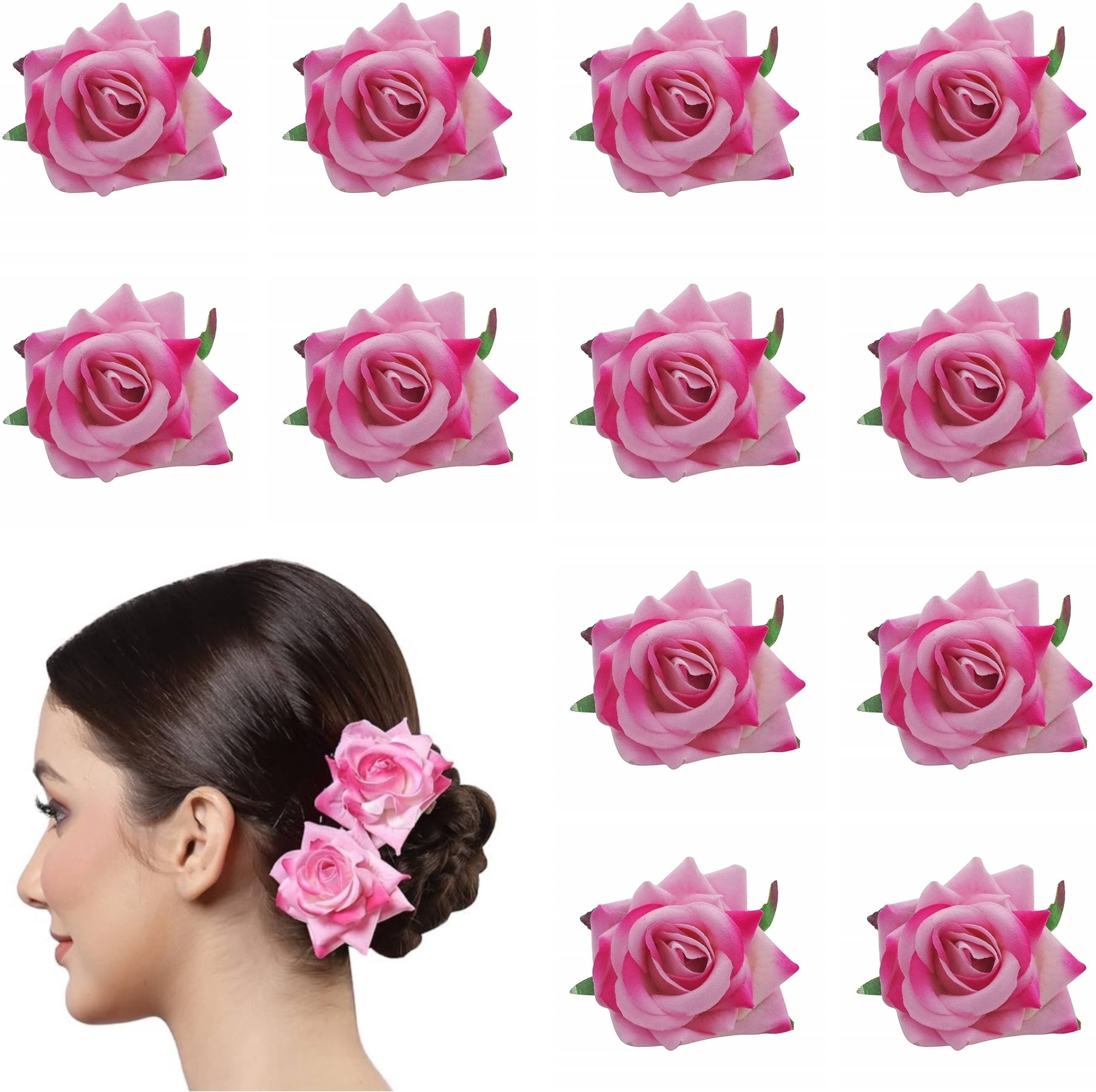     			Rhosyn Pink Women's Hair Clip ( Pack of 12 )
