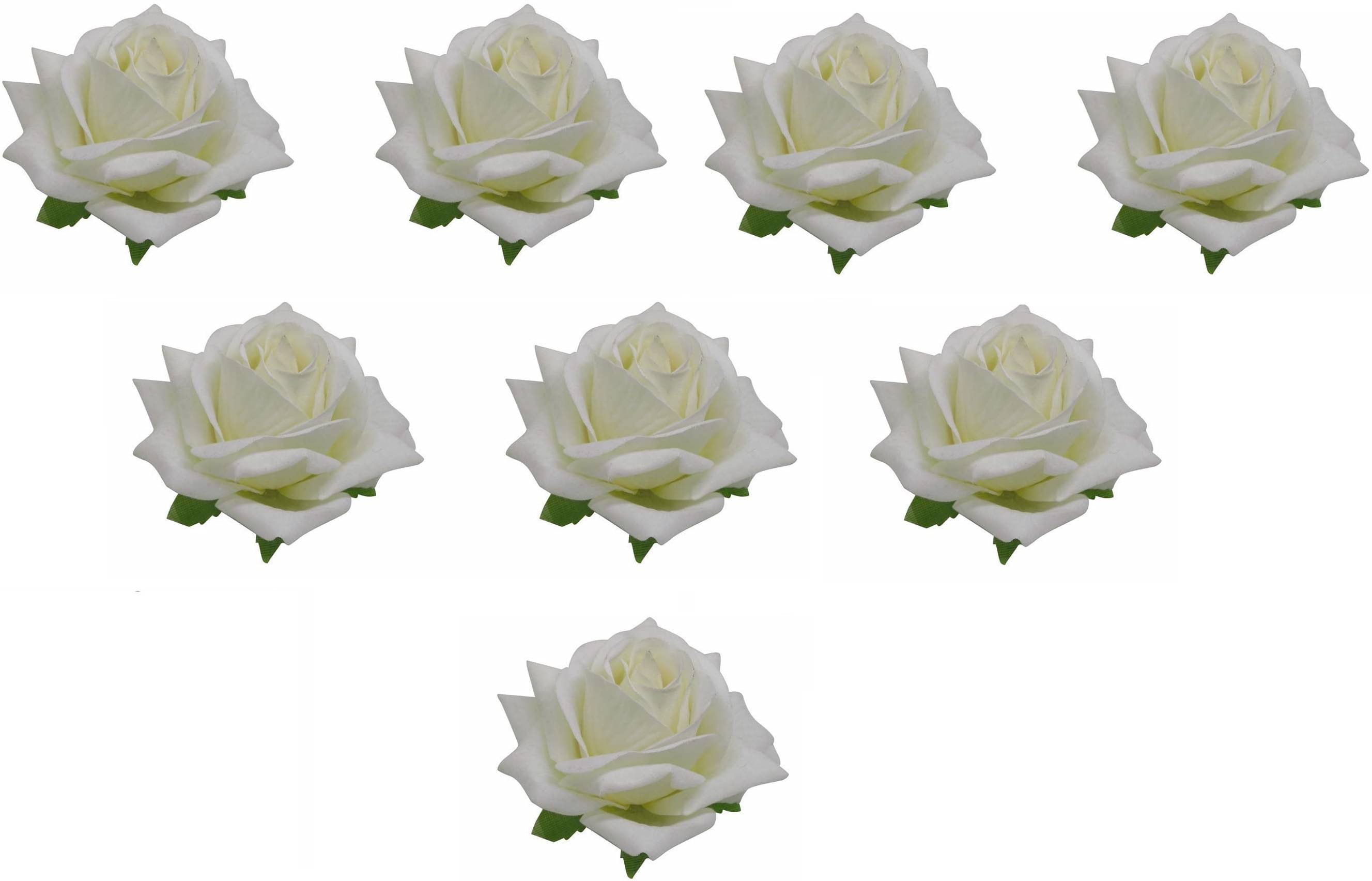     			Rhosyn White Women's Hair Clip ( Pack of 8 )