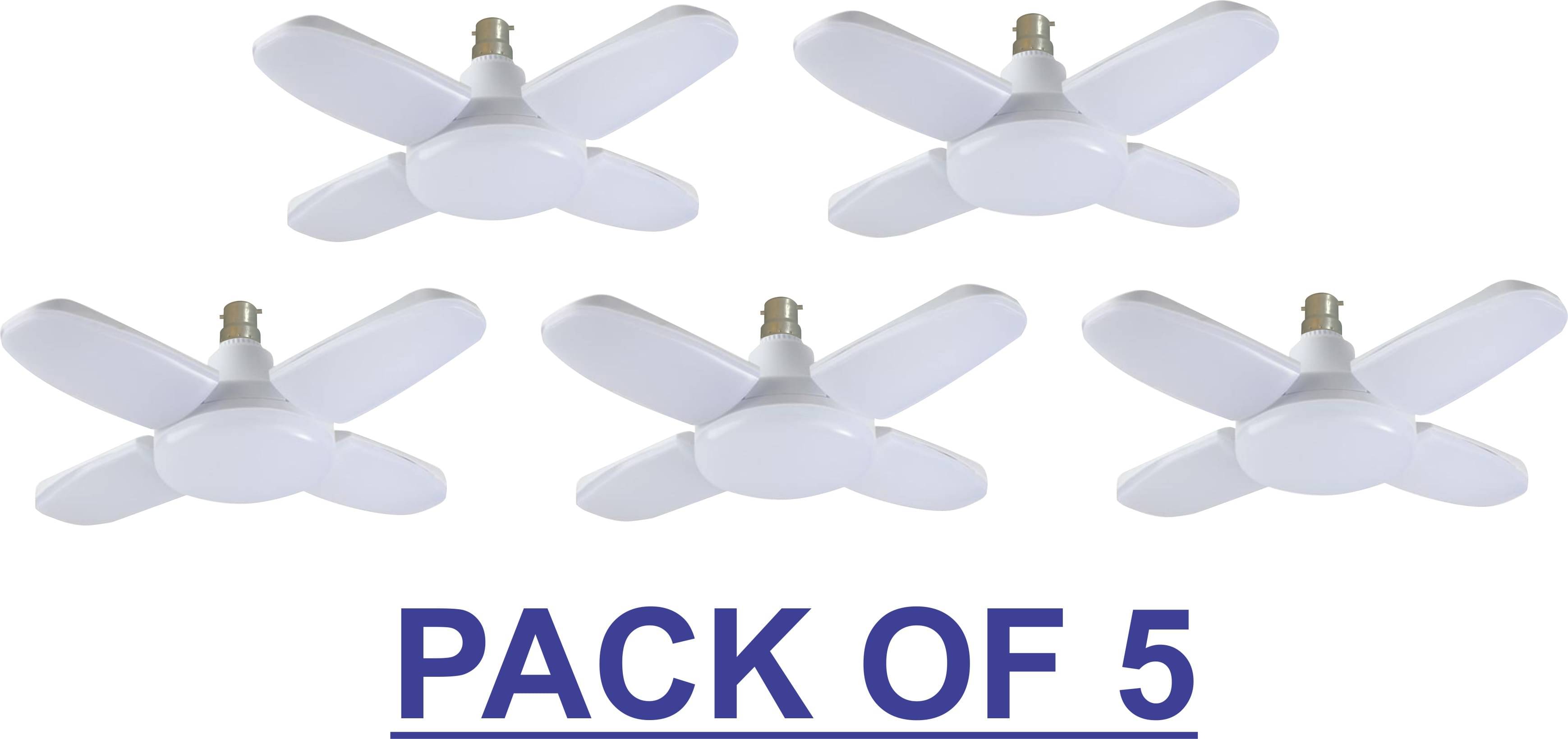 SPARKWORLD 28W Cool Day Light LED Bulb ( Pack of 5 ) SPARKWORLD 28W Cool Day Light LED Bulb ( Pack of 5 )