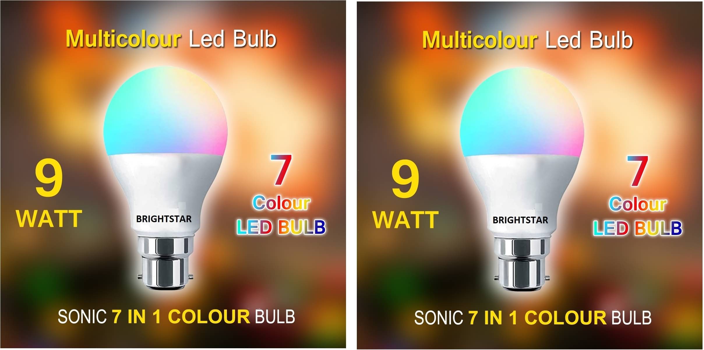 SPARKWORLD 9W Cool Day Light LED Bulb ( Pack of 2 ) SPARKWORLD 9W Cool Day Light LED Bulb ( Pack of 2 )