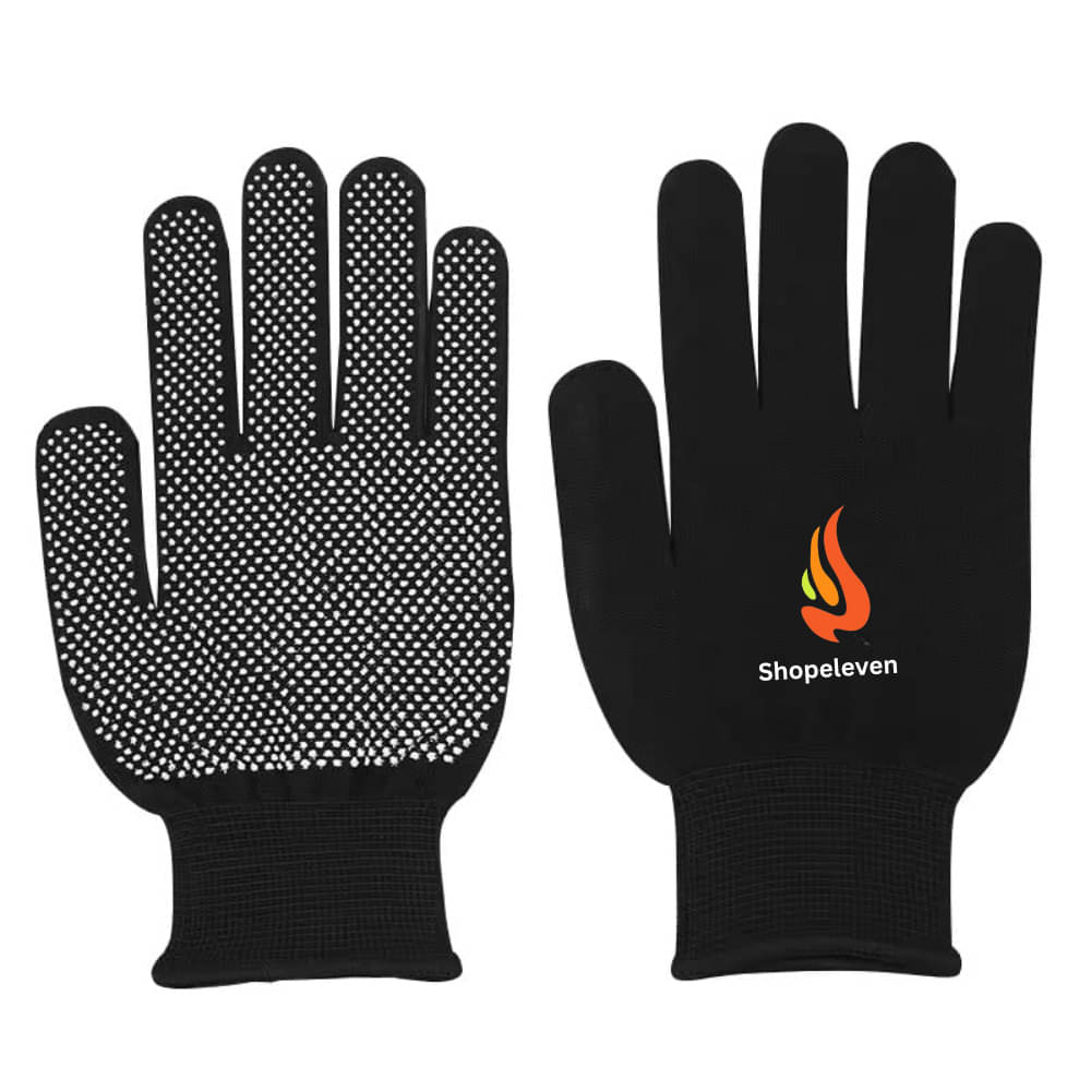     			Shopeleven Black Batting Gloves ( 1 Pair )