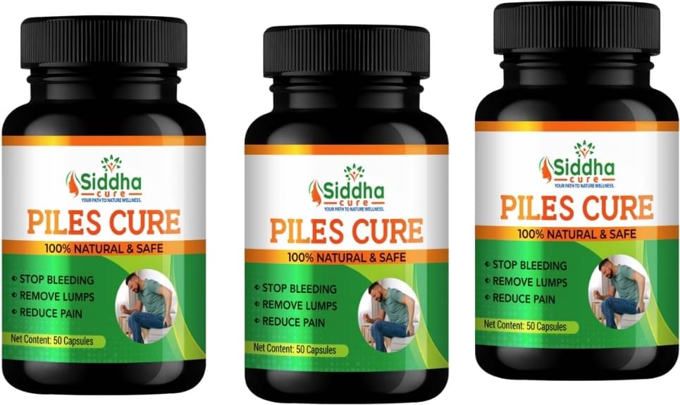 Siddha Cure Capsules For Piles 50 No.s (Pack of 3) Siddha Cure Capsules For Piles 50 No.s (Pack of 3)