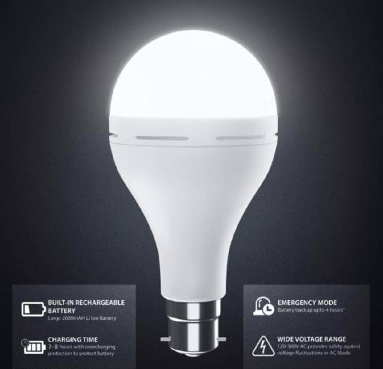     			Spark World 12W White Emergency Light ( Pack of 1 )