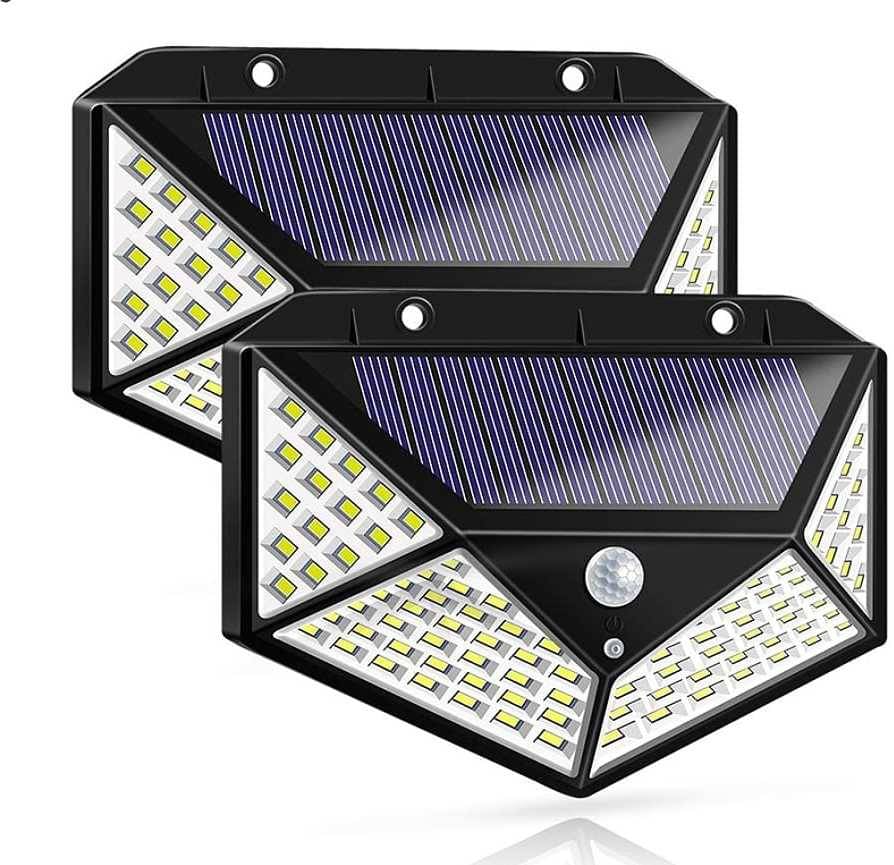    			Spark World 5W Solar Outdoor Wall Light ( Pack of 2 )