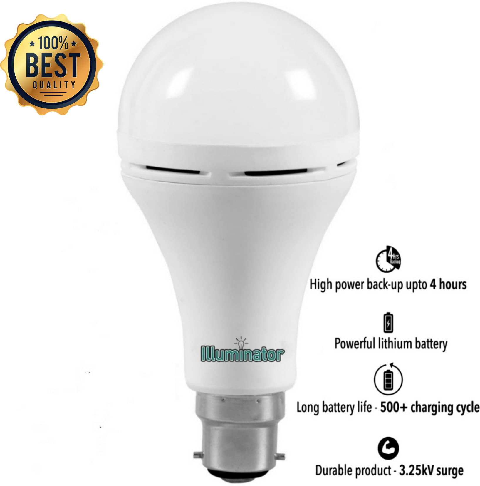     			Spark World 7W White Emergency Light ( Pack of 1 )