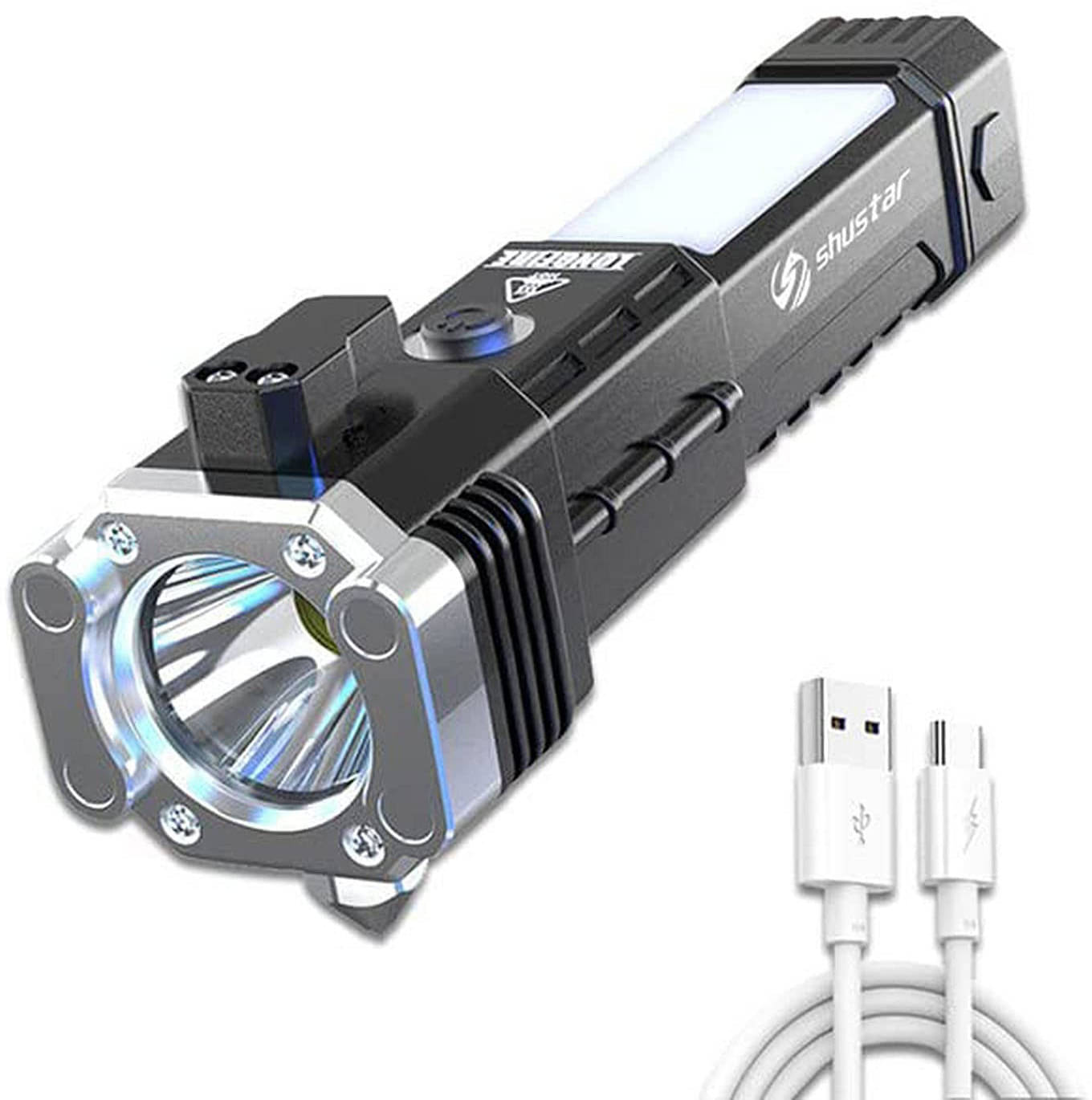    			Spark World Above 50W Black Emergency Light ( Pack of 1 )