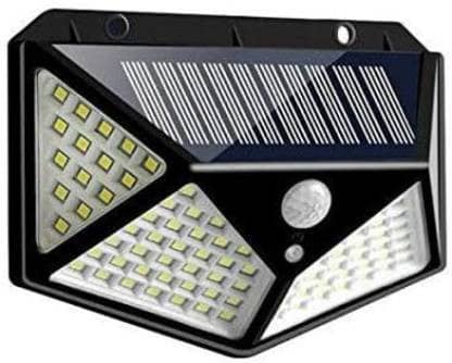 Spark World Above 50W Solar Outdoor Wall Light ( Pack of 1 )