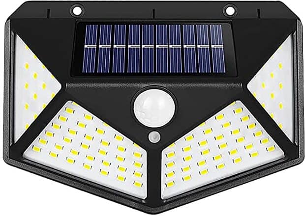 Spark World Above 50W Solar Outdoor Wall Light ( Pack of 1 )