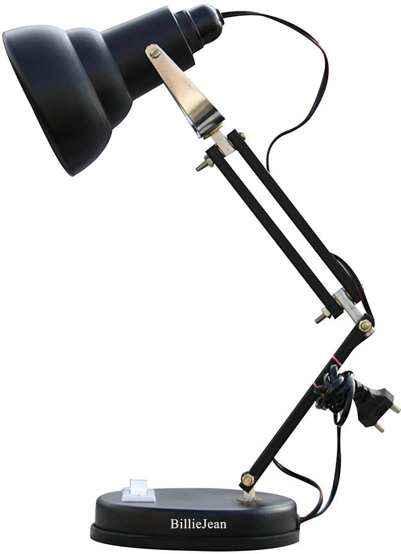     			Spark World Black Table Lamp ( Pack of 1 )