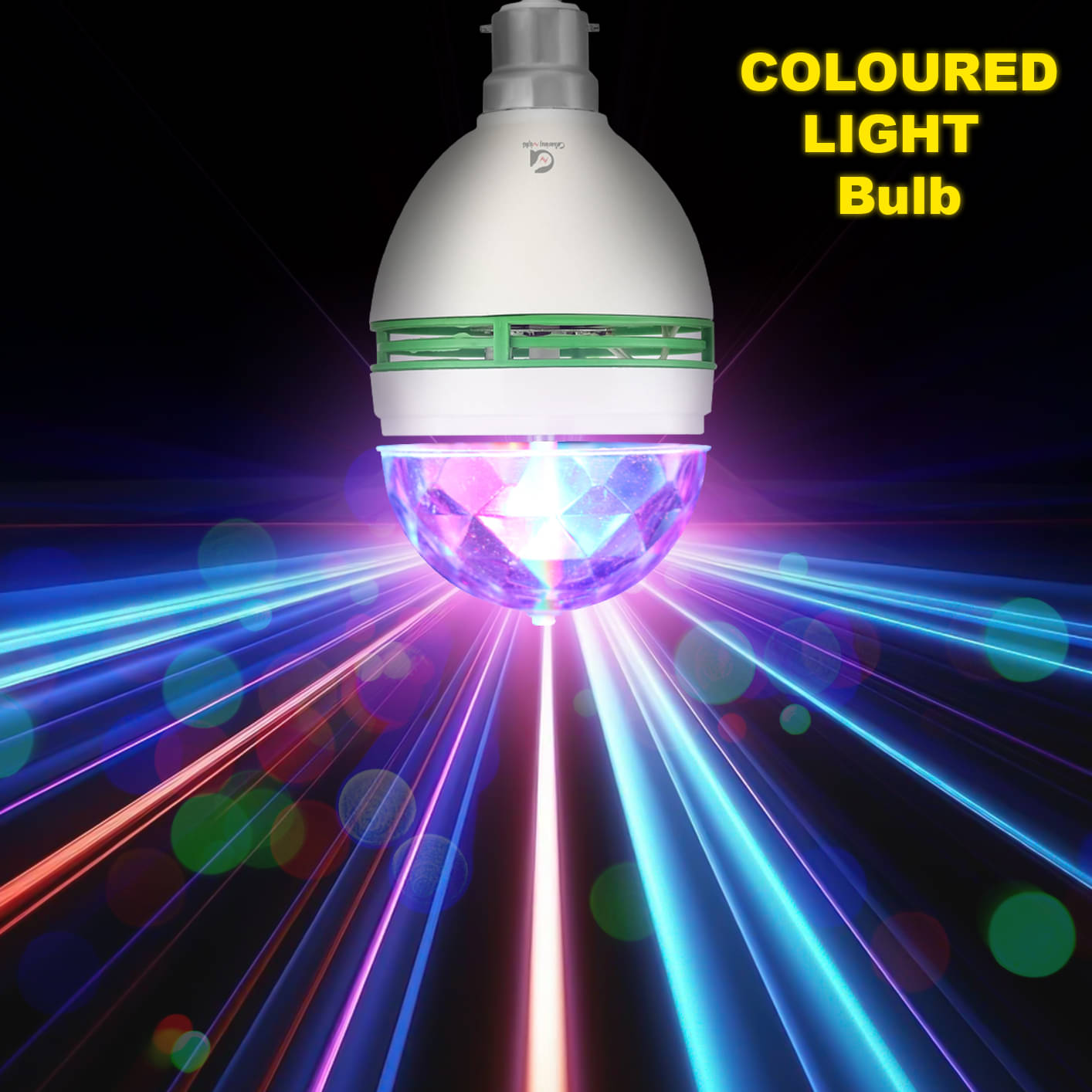     			Spark World White Others Rotating Light ( Pack of 1 )
