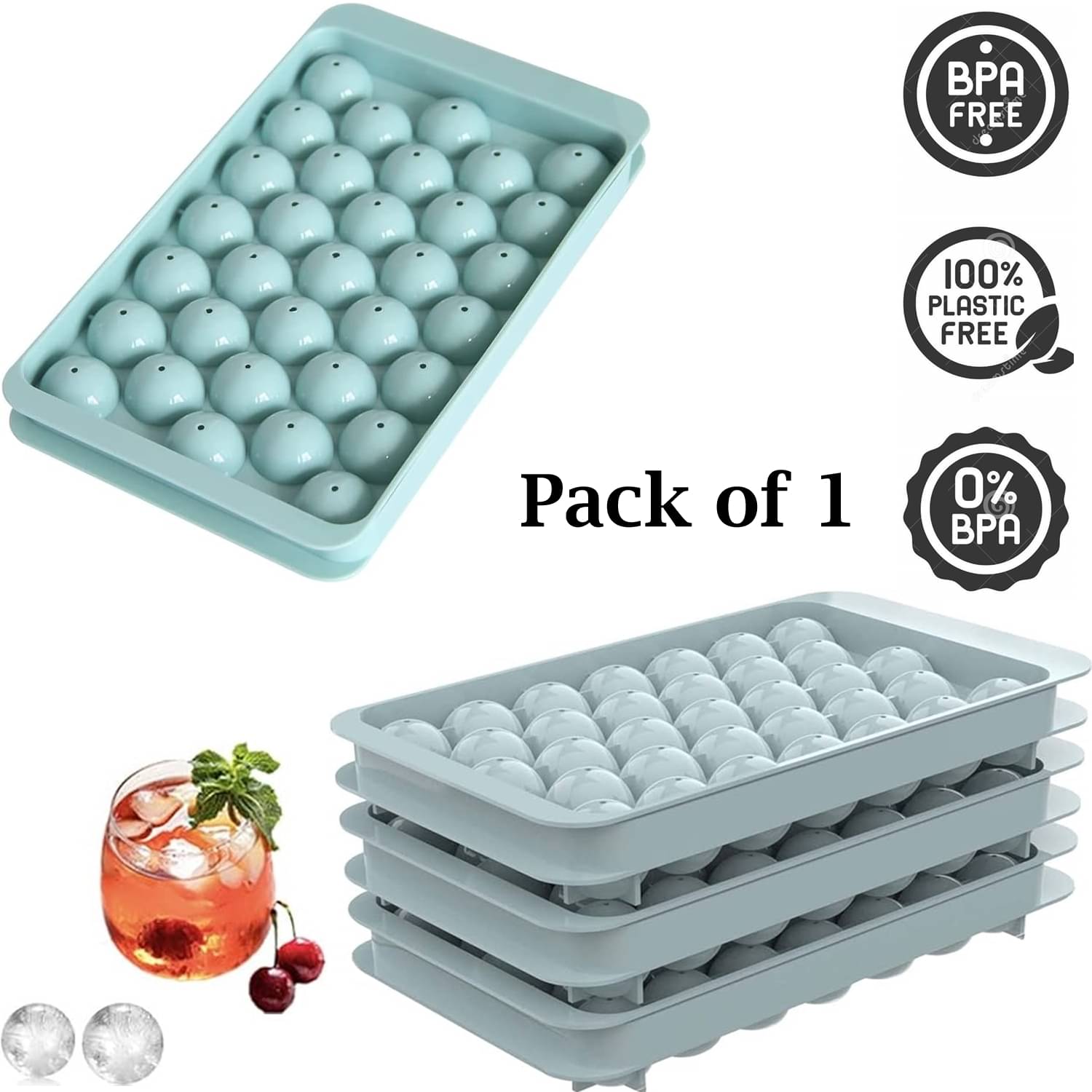     			Stysol Ice Tray  Blue 1 Pcs