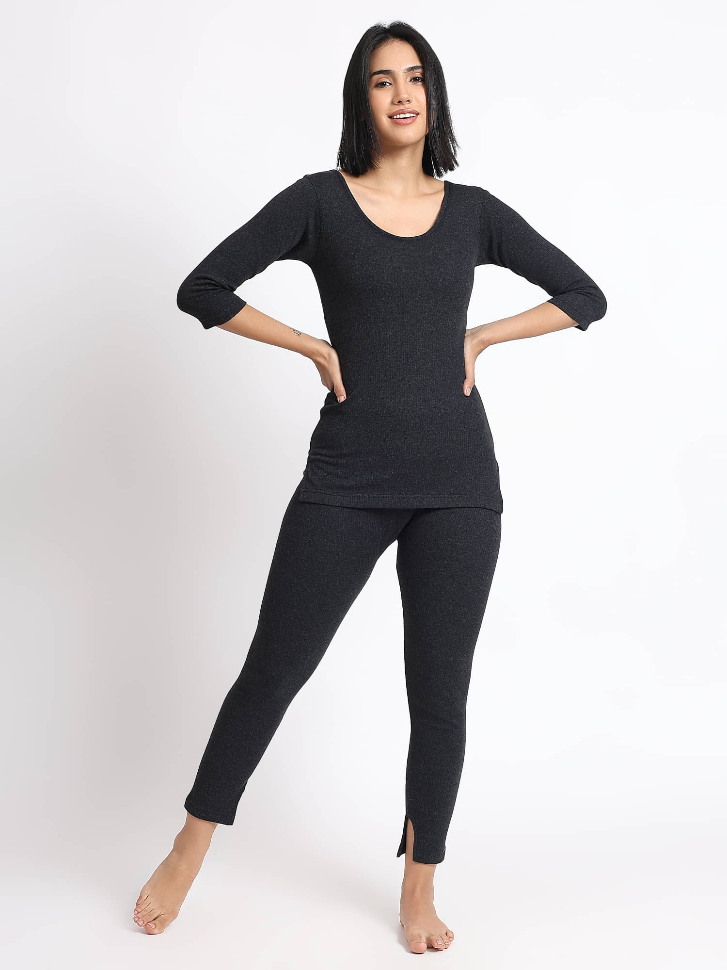 TT Cotton Blend Thermal Sets - Black Pack of 1 TT Cotton Blend Thermal Sets - Black Pack of 1