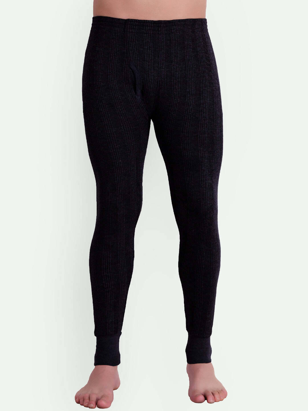     			TT Pack of 1 Cotton Blend Thermal Bottoms For Men's ( Black )