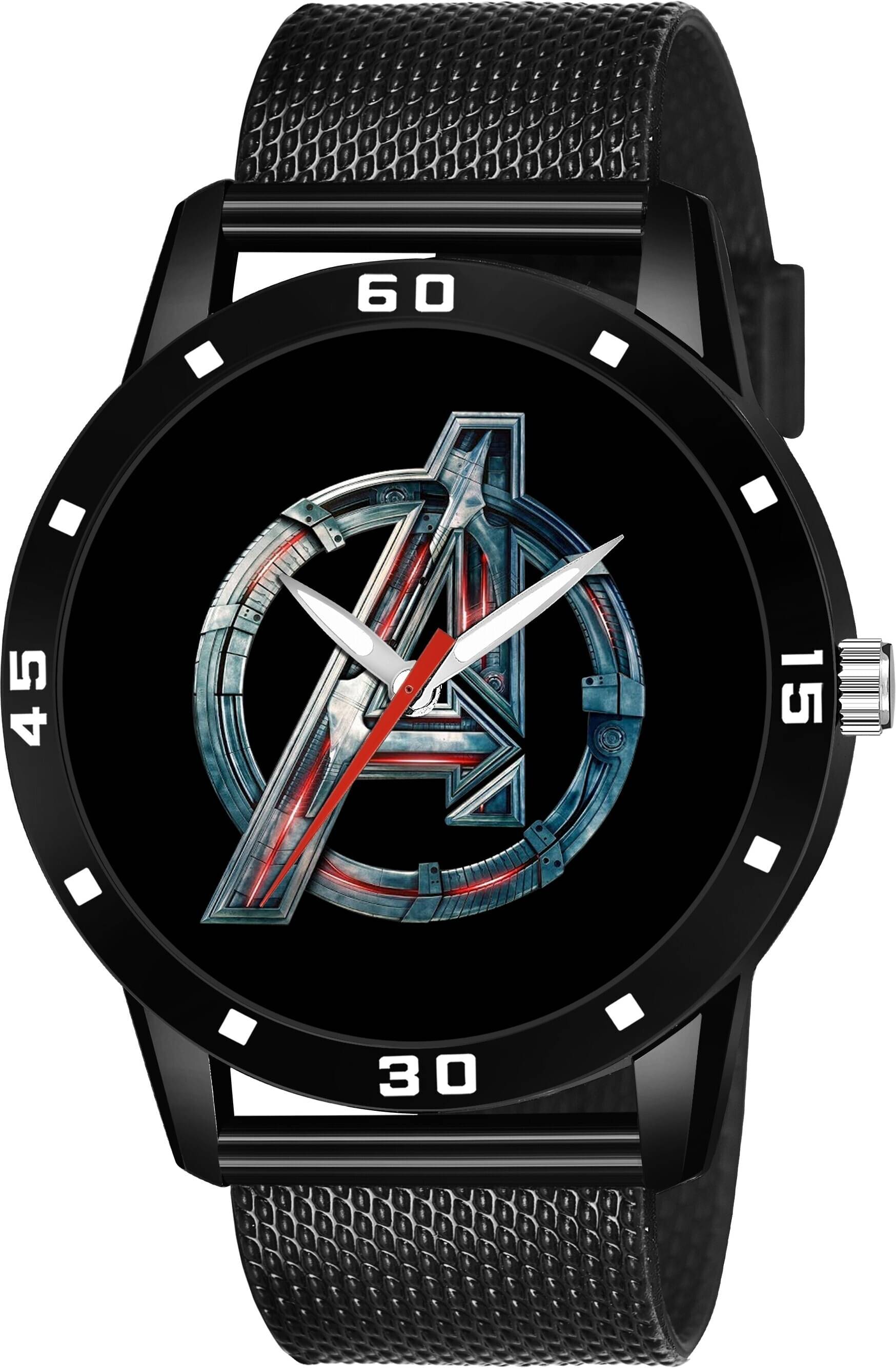     			YUKAX Black Silicon Analog Men's Watch