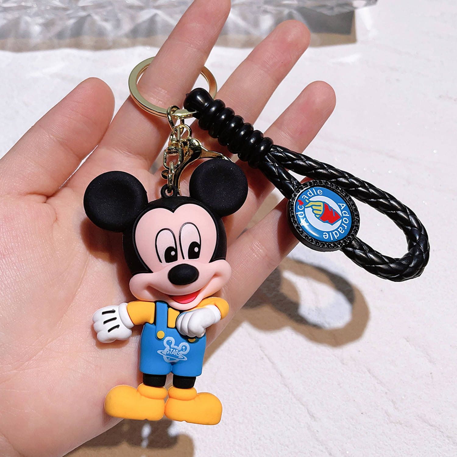     			3Mads Blue Key Chain ( Pack of 1 )