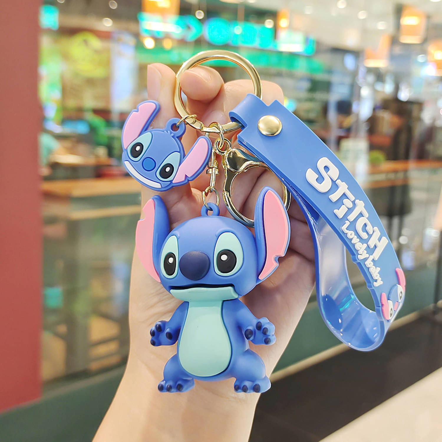     			3Mads Blue Key Chain ( Pack of 1 )