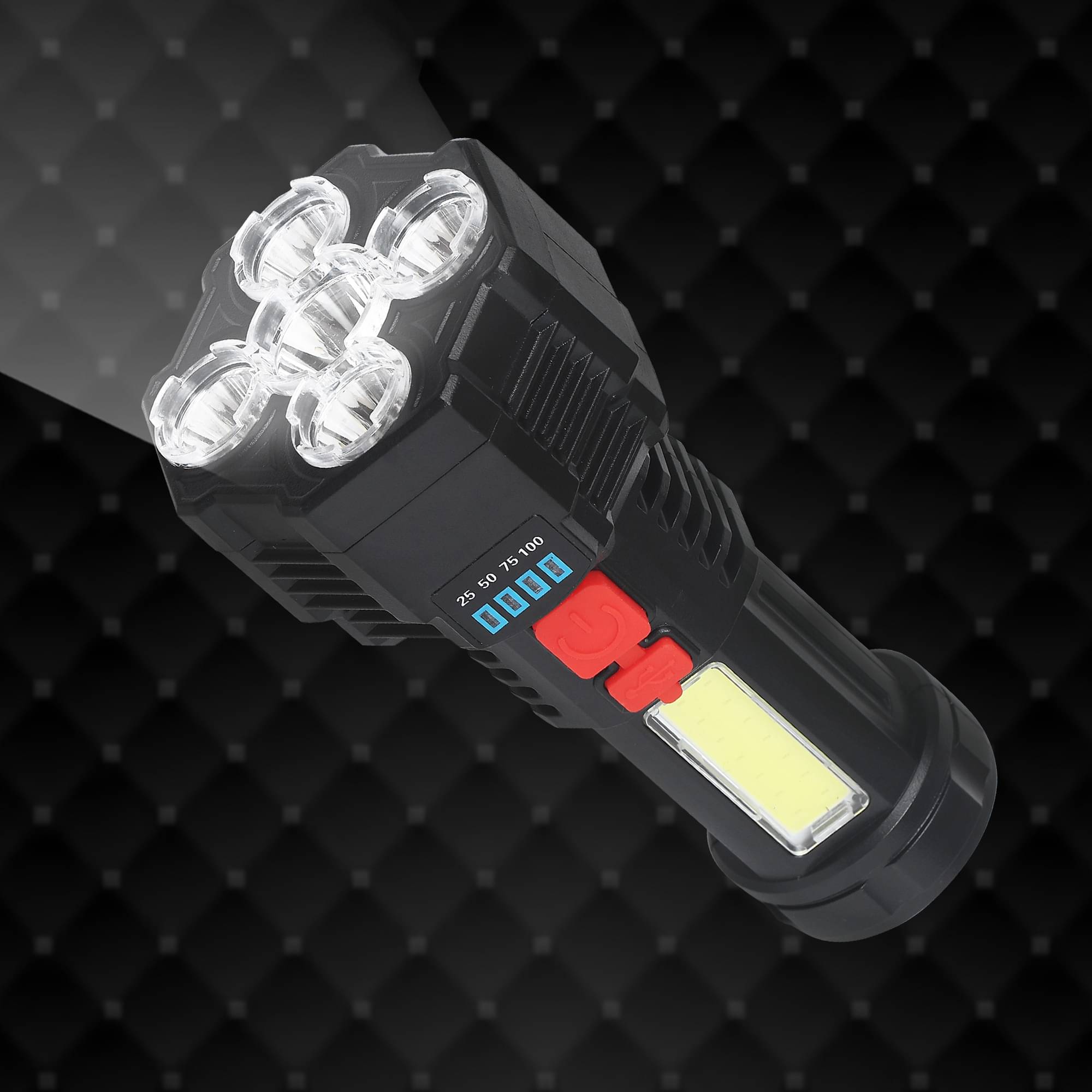    			ECOSKY - 20W Rechargeable Flashlight Torch ( Pack of 1 )