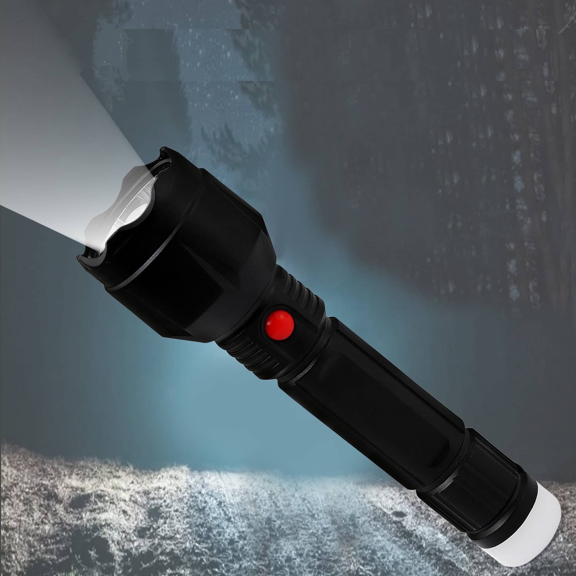     			ECOSKY - 20W Rechargeable Flashlight Torch ( Pack of 1 )