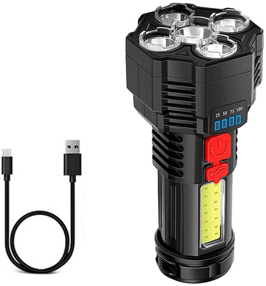     			ECOSKY - 20W Rechargeable Flashlight Torch ( Pack of 1 )
