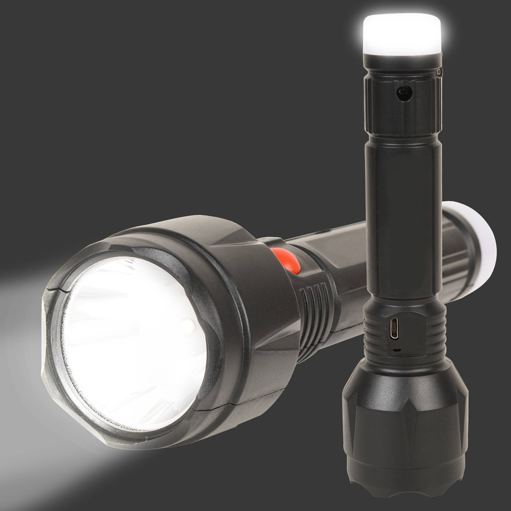     			ECOSKY - 20W Rechargeable Flashlight Torch ( Pack of 1 )