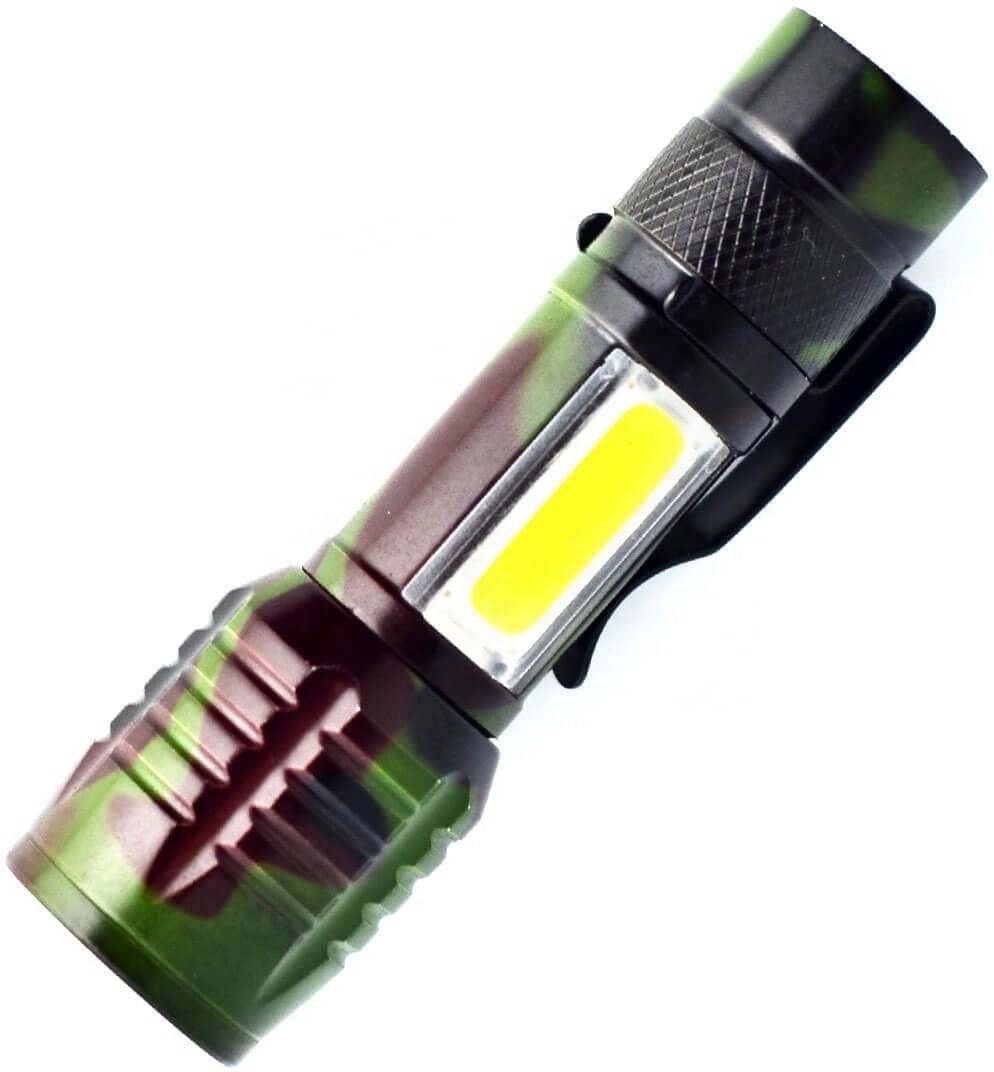     			ECOSKY - 2W Rechargeable Flashlight Torch ( Pack of 1 )