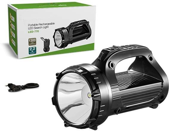     			ECOSKY - 40W Rechargeable Flashlight Torch ( Pack of 1 )