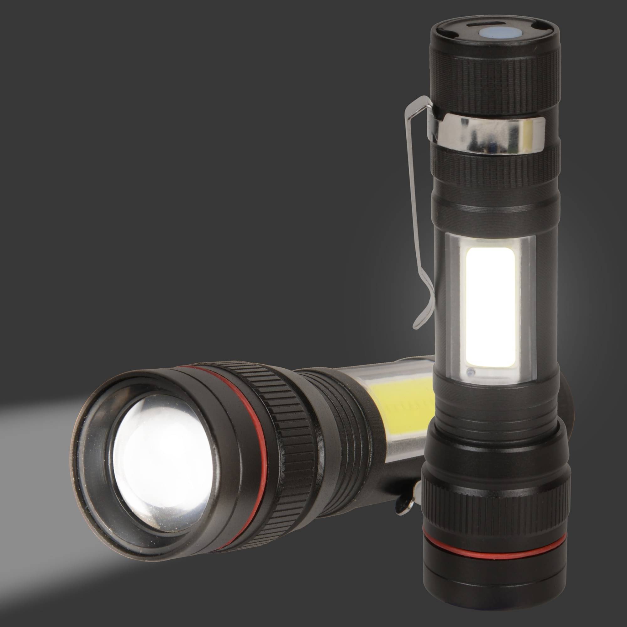 ECOSKY - 8W Rechargeable Flashlight Torch ( Pack of 1 ) ECOSKY - 8W Rechargeable Flashlight Torch ( Pack of 1 )