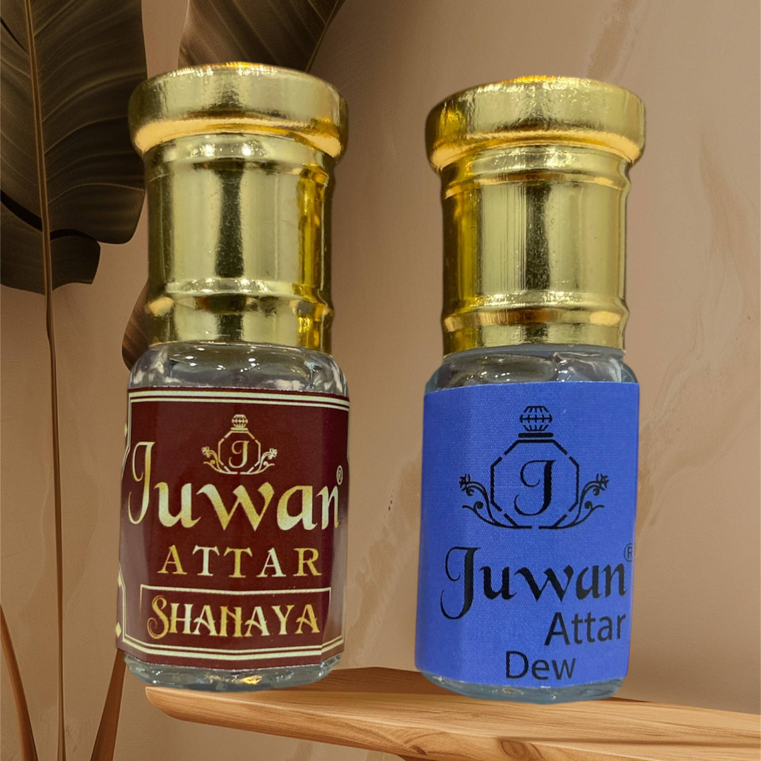     			Juwan Blue Lotus Non- Alcoholic Below 50ml Attar ( Pack of 2 )