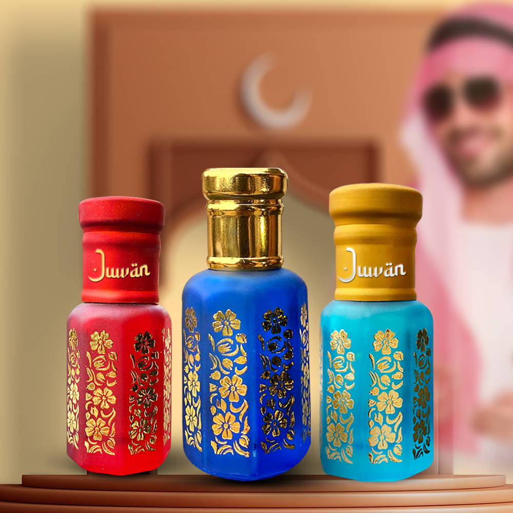     			Juwan Sandalwood Non- Alcoholic Miniature Attar ( Pack of 1 )