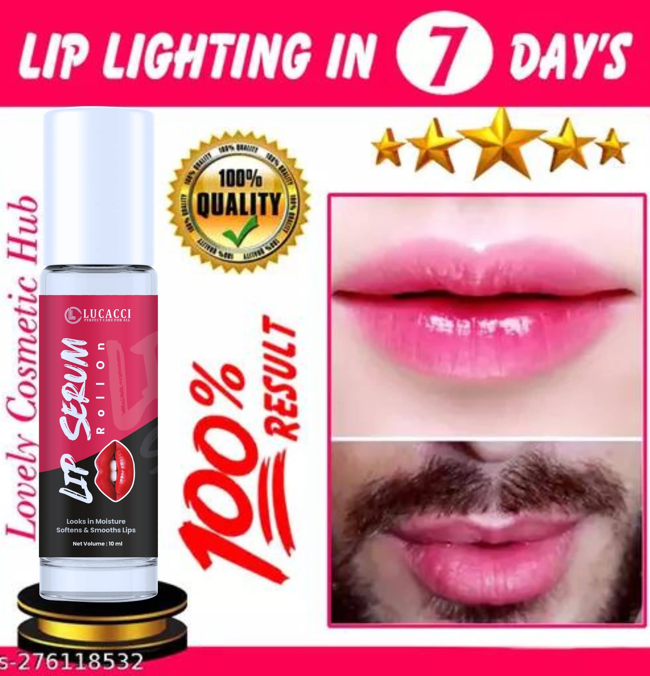 LUCACCI Face Serum Fragrance-Free Formulation Daily Care For Dry Skin ( Pack of 1 )