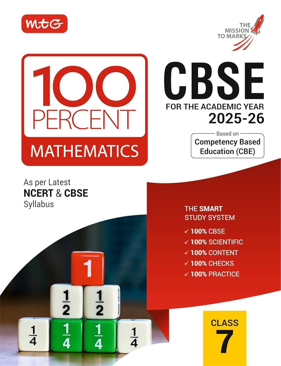 MTG CBSE 100 Percent Class 7 Mathematics Book for 2025-26 Exam | Based on Latest NCERT & CBSE Syllabus | CBE Aligned MTG CBSE 100 Percent Class 7 Mathematics Book for 2025-26 Exam | Based on Latest NCERT & CBSE Syllabus | CBE Aligned