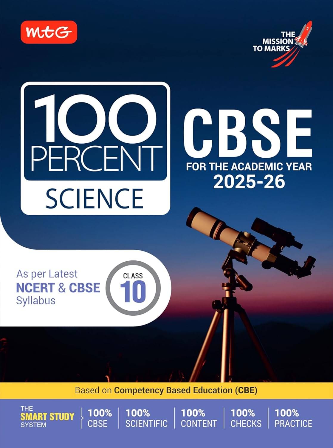     			MTG CBSE Class-10 100 Percent Science For 2025-26 Exam | As Per Latest NCERT & CBSE Syllabus | Chapter-Wise Question Bank, Theory, Diagrams Available
