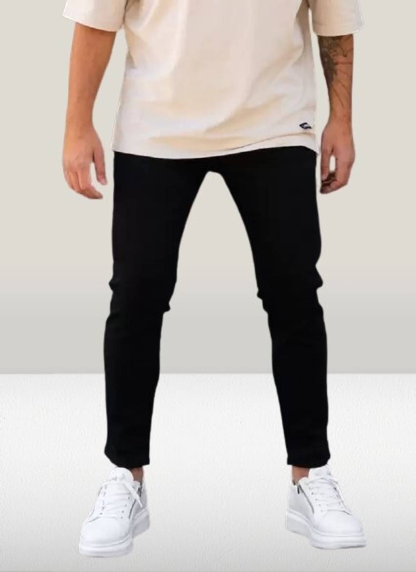 POKHINDA Skinny Fit Basic Men's Jeans - Black ( Pack of 1 ) POKHINDA Skinny Fit Basic Men's Jeans - Black ( Pack of 1 )