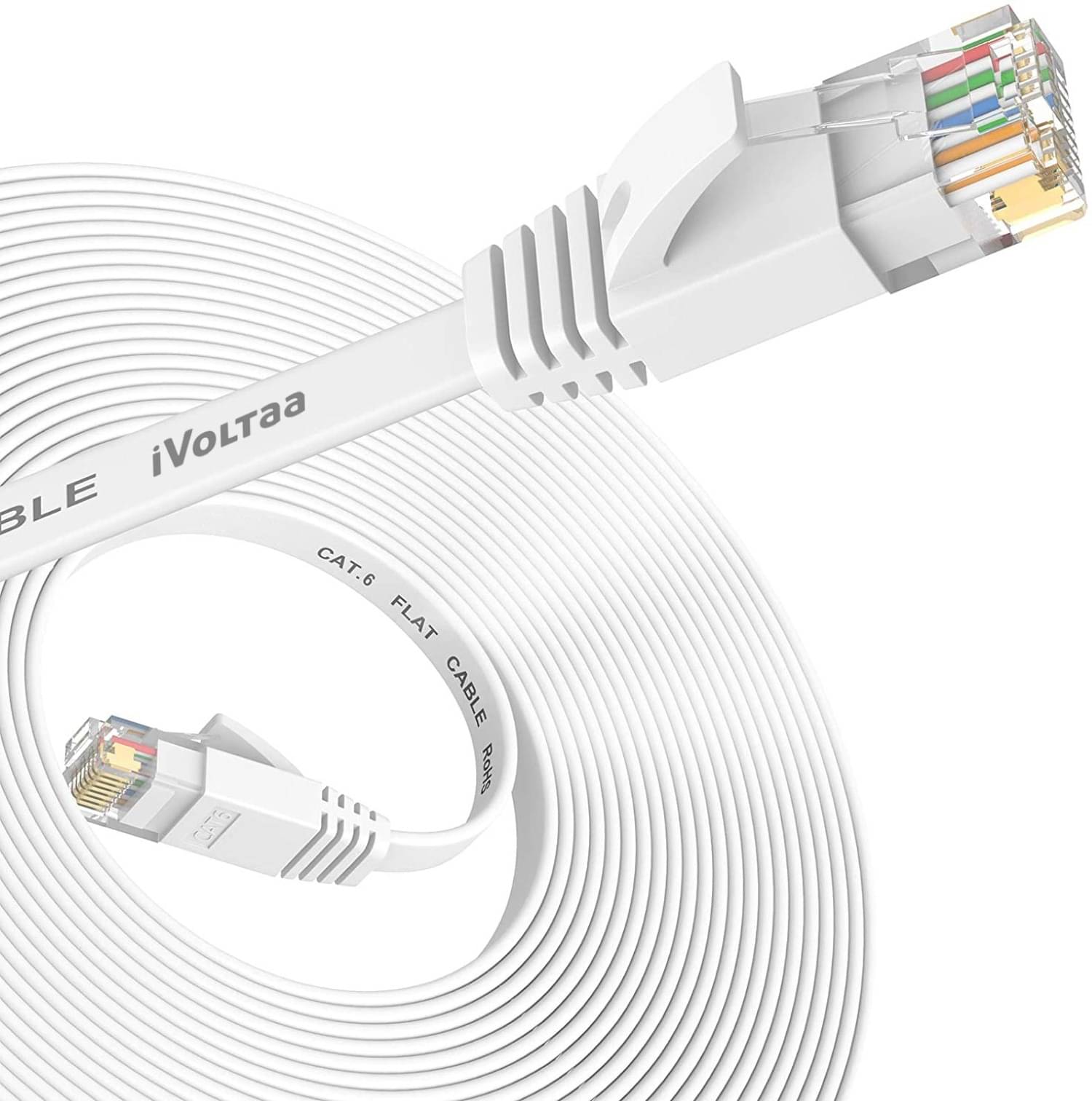     			iVoltaa 1m LAN(Ethernet) - White