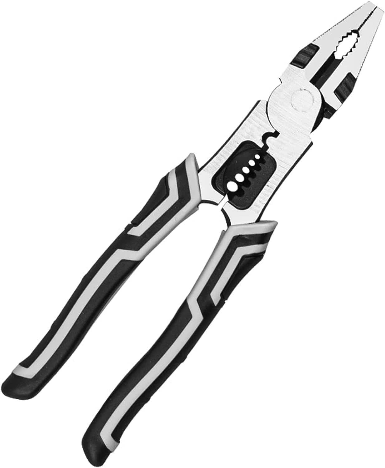5-in-1 Multifunctional Stainless Steel Wire Stripping Plier | Wire Puller Plier | Cable Looping | Splitting | Cutting Pliers | Electrical Stripping Tool Wire Stripper & Crimping Tool