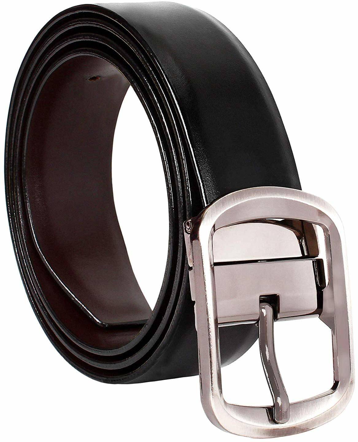     			Amicraft - Black PU Men's Casual Belt ( Pack of 1 )