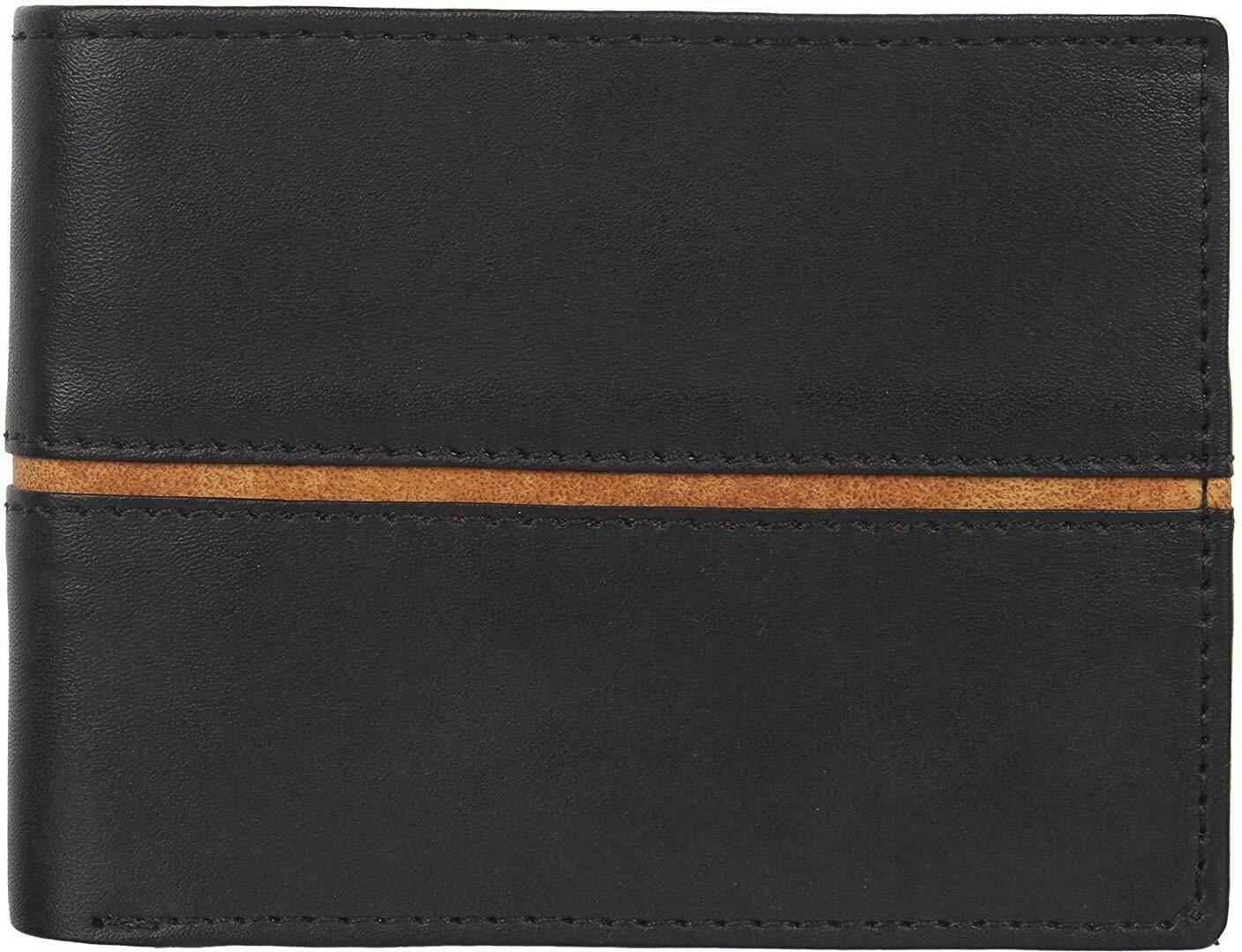     			Amicraft PU Self Design Men's Regular Wallet With 8 Slots For Card ( Black , Pack of 1 )